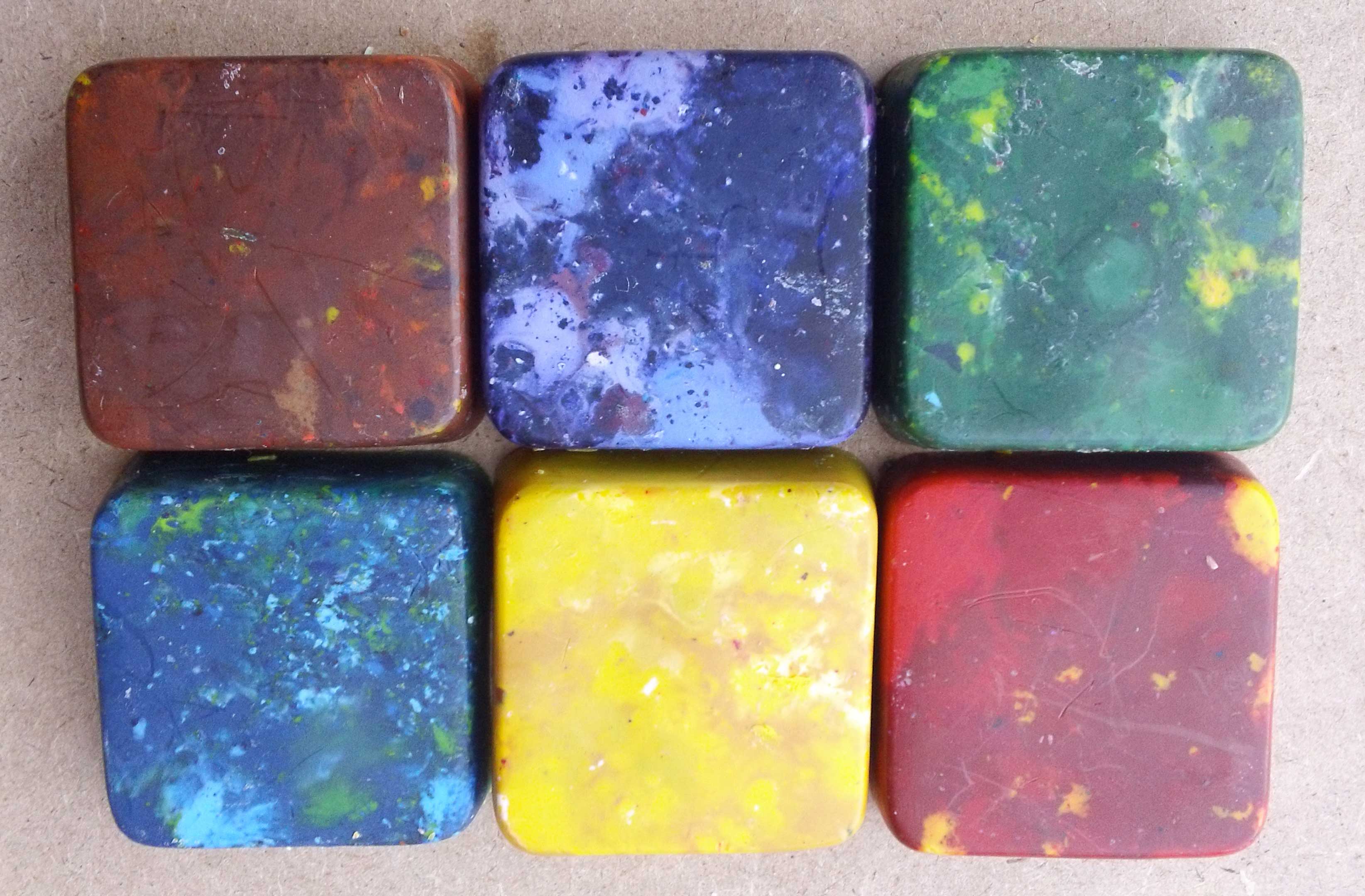 six colour blocks